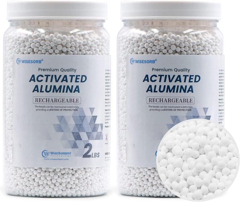 Wisesorb 4 LBS Activated Alumina, Alumina Desiccant Great for Filament Drying, Reusable Dessicant Dehumidifiers Desiccant Moisture Absorber Prevent Wet Filament - Image 1